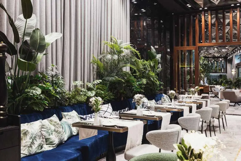 The Symphony Lounge dining area