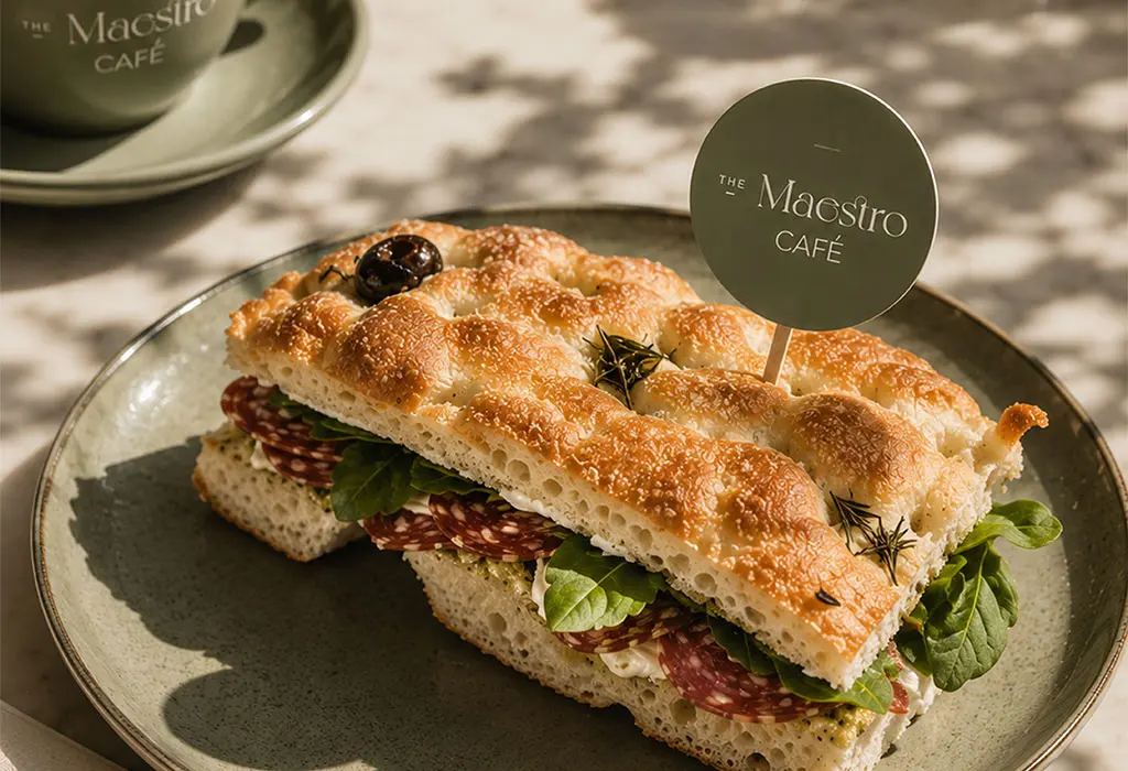 Pastries served at The Maestro Cafe